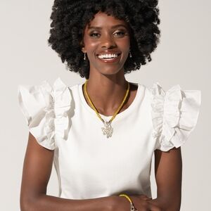 Paparazzi Yellow Butterfly Jewelry Set